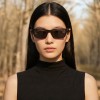 Occhiali da Vista Rettangolari con Clip Tartarugati da Donna - FE-CU302 | Foureyes Collection