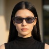 Occhiali da Vista Rettangolari con Clip Tartarugati da Donna - FE-CU302 | Foureyes Collection