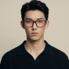 Occhiali da Vista Rettangolari con Clip Neri da Uomo - FE-CU302 | Foureyes Collection