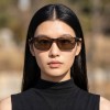 Occhiali da Vista Rettangolari con Clip Tartarugati da Donna - FE-CU302 | Foureyes Collection