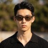 Occhiali da Vista Rettangolari con Clip Neri da Uomo - FE-CU302 | Foureyes Collection