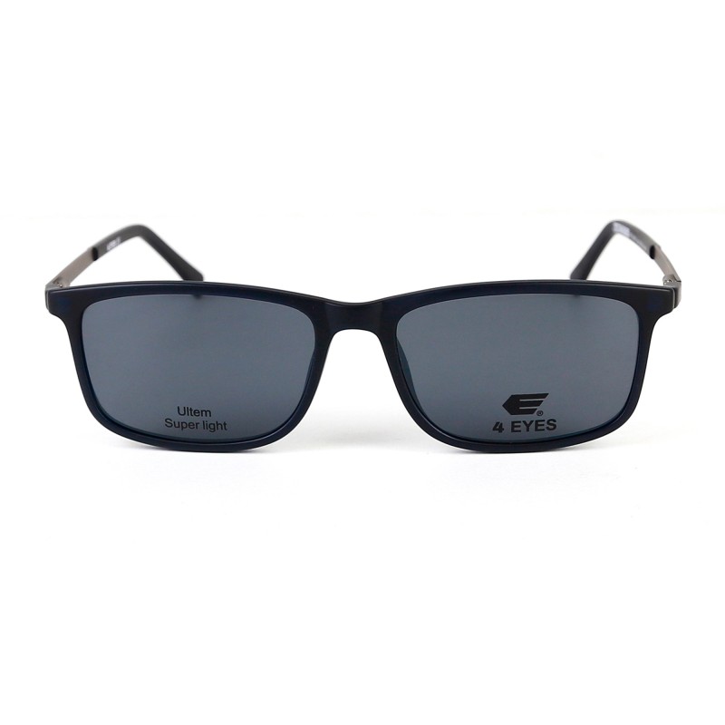 Occhiali da Vista Rettangolari con Clip Tartarugati da Donna - FE-CU303 | Foureyes Collection