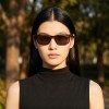 Occhiali da Vista Rettangolari con Clip Tartarugati da Donna - FE-CU303 | Foureyes Collection