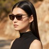 Occhiali da Vista Rettangolari con Clip Tartarugati da Donna - FE-CU303 | Foureyes Collection