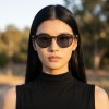 Occhiali da Vista Tondi con Clip Tartarugati da Donna - FE-CU304 | Foureyes Collection