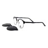 Occhiali da Vista Tondi con Clip Tartarugati da Donna - FE-CU304 | Foureyes Collection