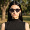 Occhiali da Vista Tondi con Clip Tartarugati da Donna - FE-CU304 | Foureyes Collection