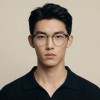 Occhiali da Vista Tondi con Clip Neri da Uomo - FE-CU304 | Foureyes Collection