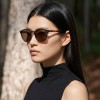 Occhiali da Vista Tondi con Clip Tartarugati da Donna - FE-CU304 | Foureyes Collection