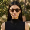 Occhiali da Vista Tondi con Clip Tartarugati da Donna - FE-CU304 | Foureyes Collection