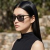 Occhiali da Vista Rettangolari con Clip Tartarugati da Donna - FE-CU305 | Foureyes Collection