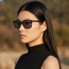 Occhiali da Vista Rettangolari con Clip Tartarugati da Donna - FE-CU305 | Foureyes Collection