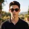 Occhiali da Vista Rettangolari con Clip Neri da Uomo - FE-CU305 | Foureyes Collection