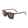 Occhiali da Vista Rettangolari con Clip Tartarugati da Donna - FE-CU305 | Foureyes Collection
