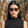 Occhiali da Vista Rettangolari con Clip Tartarugati da Donna - FE-CU305 | Foureyes Collection