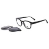 Occhiali da Vista Tondi con Clip Tartarugati da Donna - FE-CU306 | Foureyes Collection