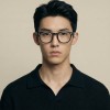 Occhiali da Vista Tondi con Clip Neri da Uomo - FE-CU306 | Foureyes Collection