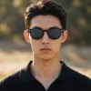 Occhiali da Vista Tondi con Clip Neri da Uomo - FE-CU306 | Foureyes Collection