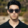 Occhiali da Vista Tondi con Clip Neri da Uomo - FE-CU306 | Foureyes Collection