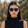 Occhiali da Vista Tondi con Clip Tartarugati da Donna - FE-CU306 | Foureyes Collection