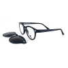 Occhiali da Vista Tondi con Clip Tartarugati da Donna - FE-CU306 | Foureyes Collection