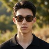 Occhiali da Vista Tondi con Clip Neri da Uomo - FE-CU306 | Foureyes Collection