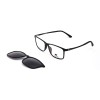 Occhiali da Vista Rettangolari con Clip Tartarugati da Donna - FE-CU307 | Foureyes Collection