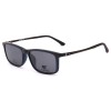 Occhiali da Vista Rettangolari con Clip Tartarugati da Donna - FE-CU307 | Foureyes Collection