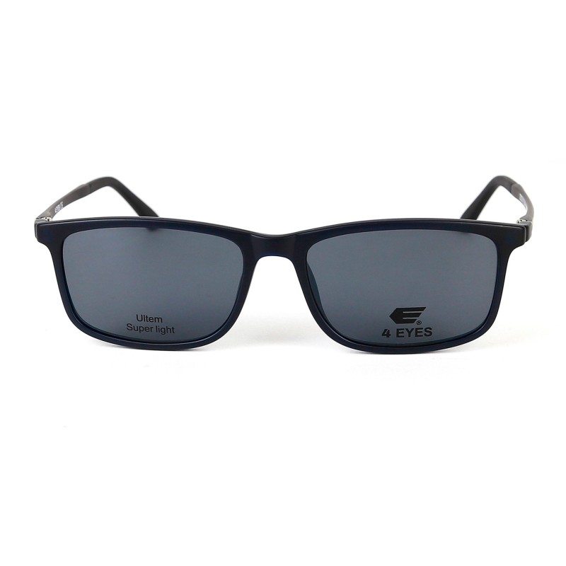 Occhiali da Vista Rettangolari con Clip Tartarugati da Donna - FE-CU307 | Foureyes Collection