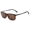 Occhiali da Vista Rettangolari con Clip Tartarugati da Donna - FE-CU307 | Foureyes Collection