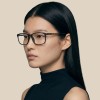 Occhiali da Vista Rettangolari con Clip Neri da Uomo - FE-CU307 | Foureyes Collection
