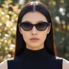 Occhiali da Vista a Gatto con Clip Rossi da Donna - FE-CU308 | Foureyes Collection