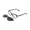 Occhiali da Vista a Gatto con Clip Rossi da Donna - FE-CU308 | Foureyes Collection