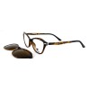 Occhiali da Vista a Gatto con Clip Rossi da Donna - FE-CU308 | Foureyes Collection
