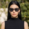 Occhiali da Vista Tondi con Clip Rossi da Donna - FE-CU309 | Foureyes Collection