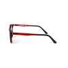 Occhiali da Vista Tondi con Clip Rossi da Donna - FE-CU309 | Foureyes Collection