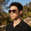 Occhiali da Vista Tondi con Clip Neri da Uomo - FE-CU309 | Foureyes Collection