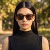 Occhiali da Vista Tondi con Clip Rossi da Donna - FE-CU309 | Foureyes Collection