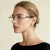 Occhiali da Vista Rettangolari Oro da Donna - FE-M201 | Foureyes Collection