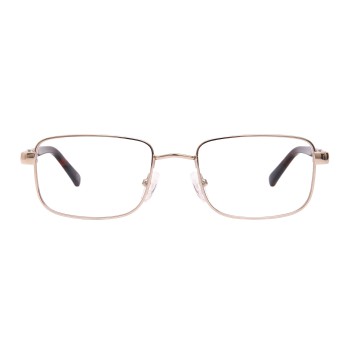 Occhiali da Vista Rettangolari Argento da Uomo - FE-M201 | Foureyes Collection
