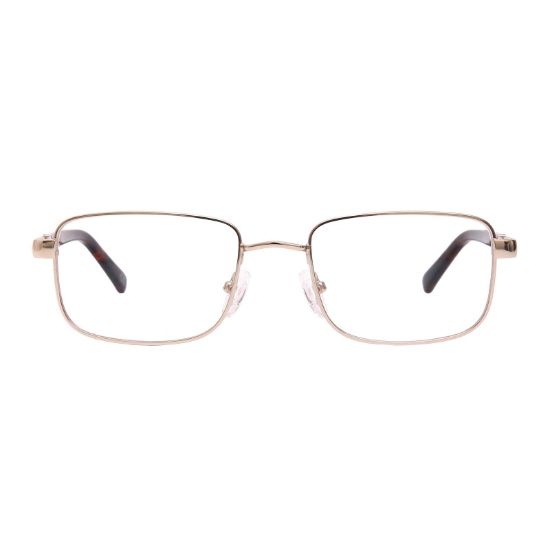 Occhiali da Vista Rettangolari Argento da Uomo - FE-M201 | Foureyes Collection