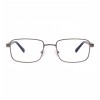Occhiali da Vista Rettangolari Argento da Uomo - FE-M201 | Foureyes Collection