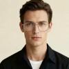 Occhiali da Vista Poligonali Neri da Uomo - FE-M208 | Foureyes Collection