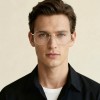 Occhiali da Vista Quadrati Arrotondati Oro Tartarugato da Uomo - FE-M210 | Foureyes Collection