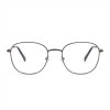 Occhiali da Vista Quadrati Arrotondati Argento da Donna - FE-M210 | Foureyes Collection