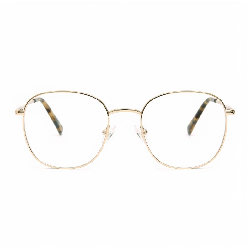 Occhiali da Vista Quadrati Arrotondati Argento da Donna - FE-M210 | Foureyes Collection