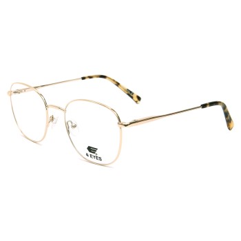 Occhiali da Vista Quadrati Arrotondati Argento da Donna - FE-M210 | Foureyes Collection