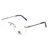 Occhiali da Vista Senza Montatura Rettangolari Neri da Uomo - FE-M213 | Foureyes Collection