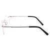 Occhiali da Vista Senza Montatura Rettangolari Neri da Uomo - FE-M213 | Foureyes Collection