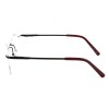 Occhiali da Vista Senza Montatura Rettangolari Neri da Uomo - FE-M213 | Foureyes Collection